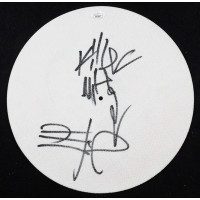 Run the Jewels Killer Mike El-P Signed 11.5 Turntable Slip Mat JSA Authenticated