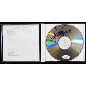 Jessica Simpson Signed I Wanna Love You Forever CD JSA Authenticated