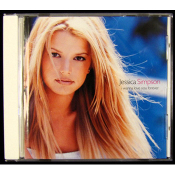 Jessica Simpson Signed I Wanna Love You Forever CD JSA Authenticated