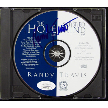 Randy Travis Signed The Hole Single CD JSA Authenticated