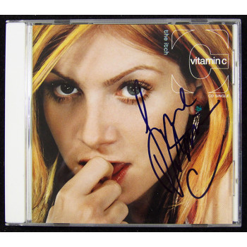 Vitamin C Signed The Itch CD Booklet Cover JSA Authenticated