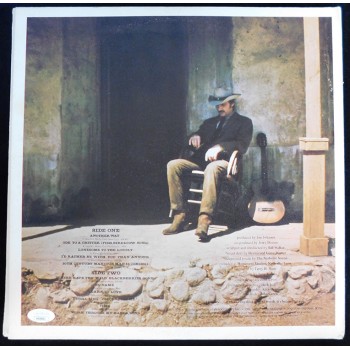 Dennis Weaver Actor Signed Self Titled LP Album JSA Authenticated