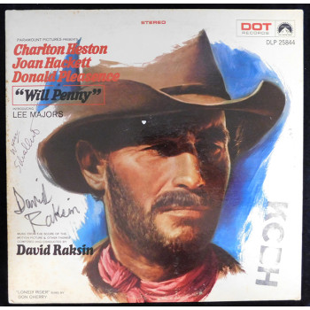 Will Penny William Schallert and David Raksin Signed LP Album JSA Authenticated