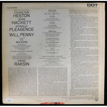 Will Penny William Schallert and David Raksin Signed LP Album JSA Authenticated