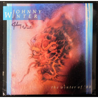 Johnny Winter The Winter of 88 Signed LP Album JSA Authenticated