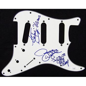 Zakk Wylde And Mike Inez Signed Guitar Pickguard JSA Authenticated No Card
