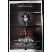 Linda Blair Exorcist 2 Signed 27x41 Original Folded Poster JSA Authenticated