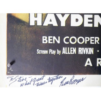 Ben Cooper The Eternal Sea Signed 27x41 Folded Poster JSA Authenticated