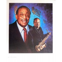 Lou Donaldson Jazz Musician Signed LE 16x20 Ron Lewis Lithograph JSA Authenticated