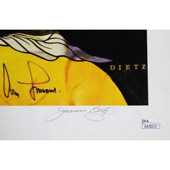 General Der Jagdflieger Adolf Galland Signed 15x17 Lithograph JSA Authenticated