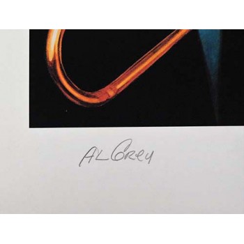 Al Grey Jazz Musician Signed LE 16x20 Ron Lewis Lithograph JSA Authenticated