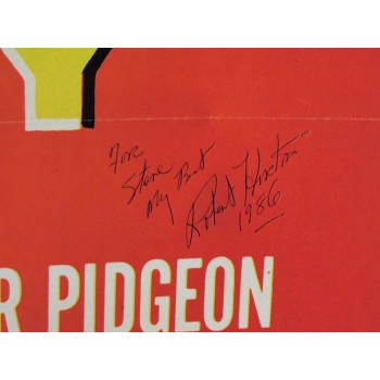 Robert Horton Men Of The Flying Lady Signed 27x41 Folded Poster JSA Authentic