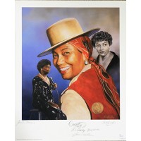 Pearl Bailey Christopher Paluso Lithograph Signed by 5 Musicians JSA Authentic