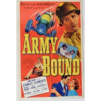 Karen Sharpe Army Bound Signed 27x41 Original Folded Poster JSA Authenticated