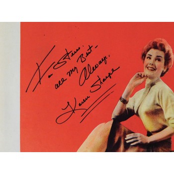 Karen Sharpe Army Bound Signed 27x41 Original Folded Poster JSA Authenticated