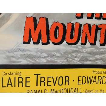 Robert Wagner The Mountain Signed 27x41 Original Folded Poster JSA Authenticated