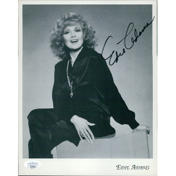 Edie Adams Actress Signed 8x10 Cardstock Promo Photo JSA Authenticated Edie Adams Actress Signed 8x10 Cardstock Promo Photo JSA Authenticated