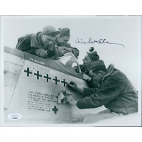 William H. Allen WWII Fighter Pilot Signed 8x10 Glossy Photo JSA Authenticated William H. Allen WWII Fighter Pilot Signed 8x10 Glossy Photo JSA Authenticated