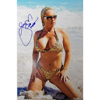 Coco Austin Actress Model Signed 12x18 Matte Photo JSA Authenticated