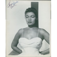 Pearl Bailey Actress Singer Signed 8x10 Original Still Photo JSA Authenticated Pearl Bailey Actress Singer Signed 8x10 Original Still Photo JSA Authenticated