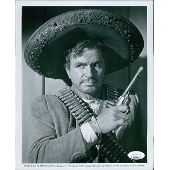 Noah Beery Jr. Actor Signed 8x10 Original Still Photo JSA Authenticated Noah Beery Jr. Actor Signed 8x10 Original Still Photo JSA Authenticated