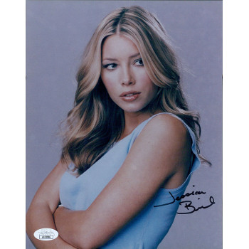 Jessica Biel Actress Signed 8x10 Glossy Photo JSA Authenticated