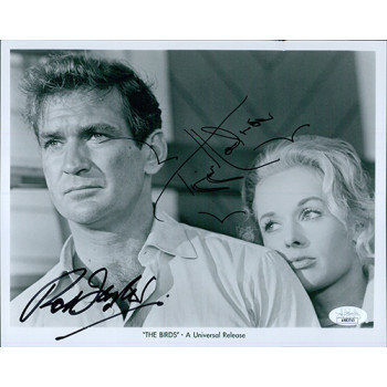The Birds Rod Taylor And Tippi Hedren Signed 8x10 Glossy Photo JSA Authenticated The Birds Rod Taylor And Tippi Hedren Signed 8x10 Glossy Photo JSA Authenticated