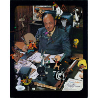 Mel Blanc Bugs Bunny Voice Actor Signed 8x10 Cardstock Photo JSA Authenticated Mel Blanc Bugs Bunny Voice Actor Signed 8x10 Cardstock Photo JSA Authenticated