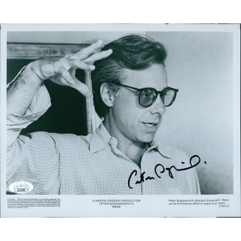 Peter Bogdanovich Mask Director Signed 8x10 Glossy Photo JSA Authenticated Peter Bogdanovich Mask Director Signed 8x10 Glossy Photo JSA Authenticated