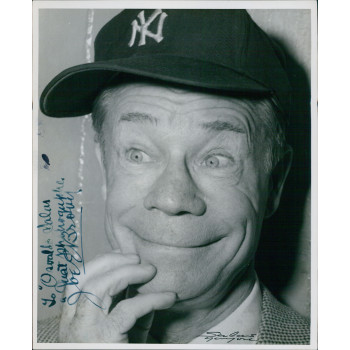 Joe E. Brown Comic Actor Signed 8x10 Original Photo JSA Authenticated Joe E. Brown Comic Actor Signed 8x10 Original Photo JSA Authenticated
