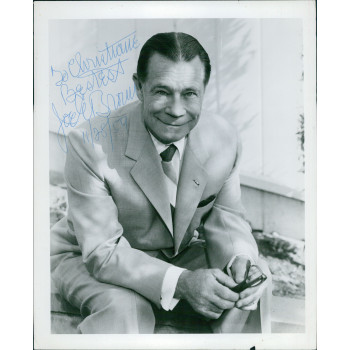 Joe E. Brown Comic Actor Signed 8x10 Original Photo JSA Authenticated Joe E. Brown Comic Actor Signed 8x10 Original Photo JSA Authenticated