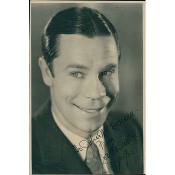 Joe E. Brown Comic Actor Signed 6x9 Original Photo JSA Authentic Personalized