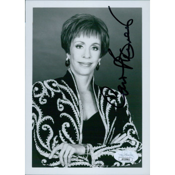 Carol Burnett Actress Signed 5x7 Glossy Photo JSA Authenticated