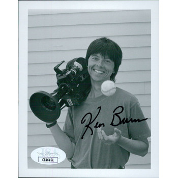 Ken Burns Director Signed 4x5 Glossy Photo JSA Authenticated