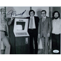 Nolan Bushnell Atari Pong Creator Signed 8x10 Matte Photo JSA Authenticated Nolan Bushnell Atari Pong Creator Signed 8x10 Matte Photo JSA Authenticated