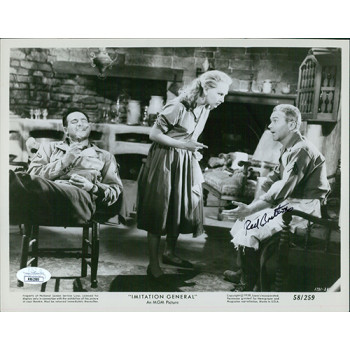 Red Buttons Imitation General Signed 8x10 Glossy Photo JSA Authenticated Red Buttons Imitation General Signed 8x10 Glossy Photo JSA Authenticated