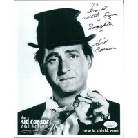Sid Caesar Actor Comedian Signed 8x10 Glossy Photo JSA Authenticated Sid Caesar Actor Comedian Signed 8x10 Glossy Photo JSA Authenticated