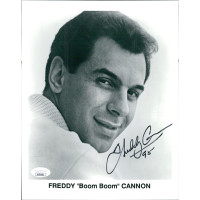 Freddy Cannon Singer Signed 8x10 Glossy Photo JSA Authenticated