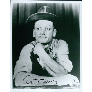 Art Carney The Honeymooners Actor Signed 8x10 Glossy Photo JSA Authenticated