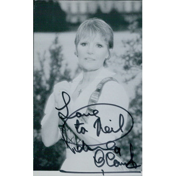 Petula Clark Actress Singer Signed 3.25x5.25 Cardstock Photo JSA Authenticated Petula Clark Actress Singer Signed 3.25x5.25 Cardstock Photo JSA Authenticated