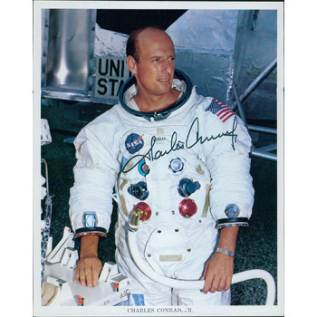 Charles Pete Conrad Jr. Astronaut Signed 8x10 Cardstock Photo JSA Authenticated Charles Pete Conrad Jr. Astronaut Signed 8x10 Cardstock Photo JSA Authenticated