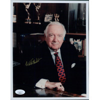 Walter Cronkite TV Radio News Anchor Signed 8x10 Matte Photo JSA Authenticated Walter Cronkite TV Radio News Anchor Signed 8x10 Matte Photo JSA Authenticated