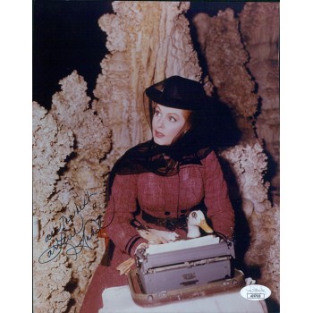 Arlene Dahl Actress Signed 8x10 Matte Photo JSA Authenticated