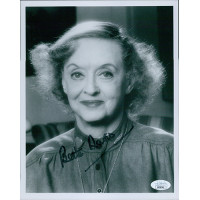 Bette Davis Actress Signed 8x10 Card Stock Photo JSA Authenticated