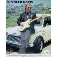 Spencer Davis Musician Singer Signed 8x10 Cardstock Photo JSA Authenticated Spencer Davis Musician Singer Signed 8x10 Cardstock Photo JSA Authenticated