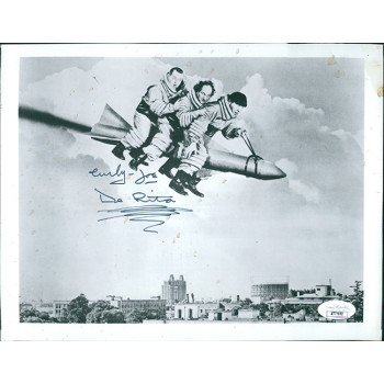 Joe DeRita Curly Signed 8x10 Glossy Photo JSA Authenticated Dirt Marks Joe DeRita Curly Signed 8x10 Glossy Photo JSA Authenticated Dirt Marks