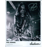 Phil Demmel Guitarist Signed 8.5x11 Cardstock Promo Photo JSA Authenticated Phil Demmel Guitarist Signed 8.5x11 Cardstock Promo Photo JSA Authenticated