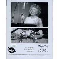 Phyllis Diller Signed A Bugs Life 8x10 Glossy Promo Photo JSA Authenticated Phyllis Diller Signed A Bugs Life 8x10 Glossy Promo Photo JSA Authenticated
