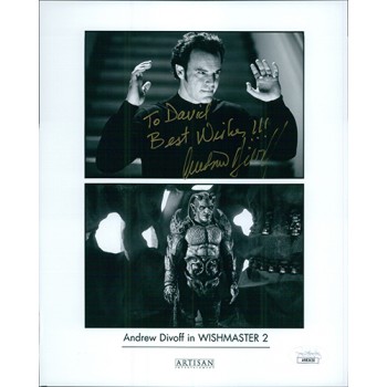 Andrew Divoff Wishmaster 2 Signed 8x10 Matte Promo Photo JSA Authenticated Andrew Divoff Wishmaster 2 Signed 8x10 Matte Promo Photo JSA Authenticated