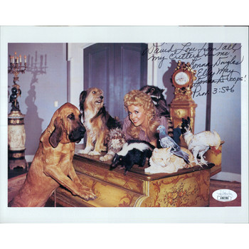 Donna Douglas The Beverly Hillbillies Signed 8x10 Paper Photo JSA Authenticated Donna Douglas The Beverly Hillbillies Signed 8x10 Paper Photo JSA Authenticated